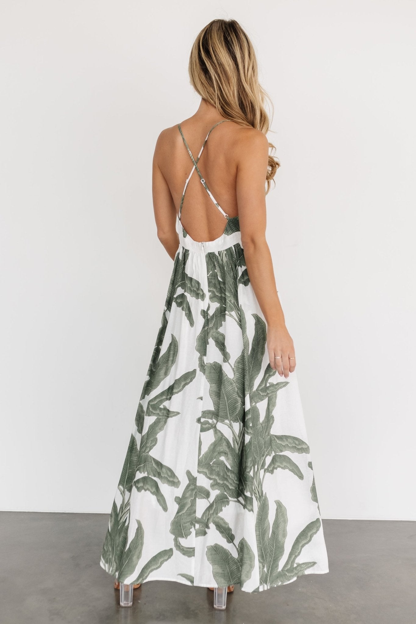 Miramar Maxi Dress | Green Print - Baltic Born