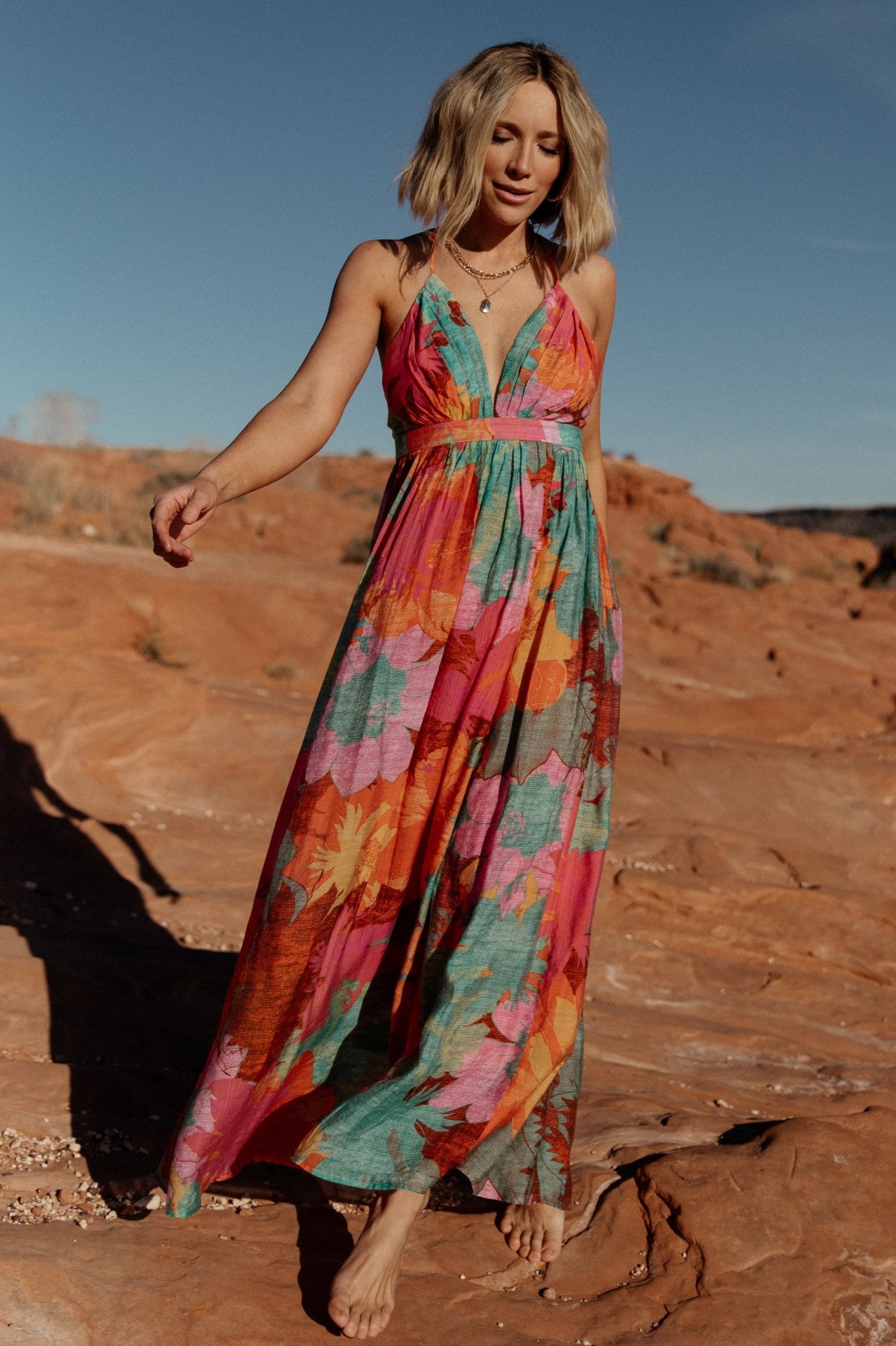 Miramar Maxi Dress | Multi Print - Baltic Born