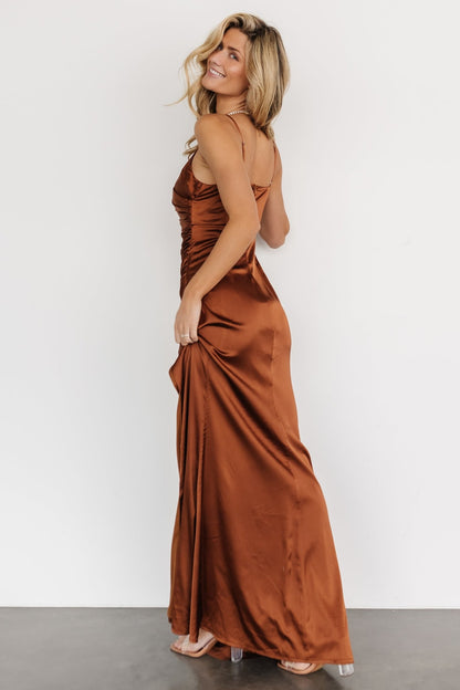 Monet Satin Gown | Spice - Baltic Born