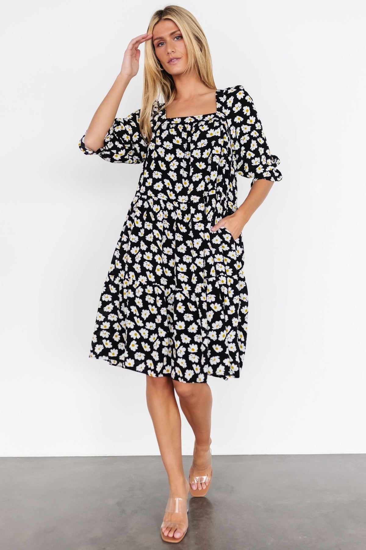 Black Daisy Dress