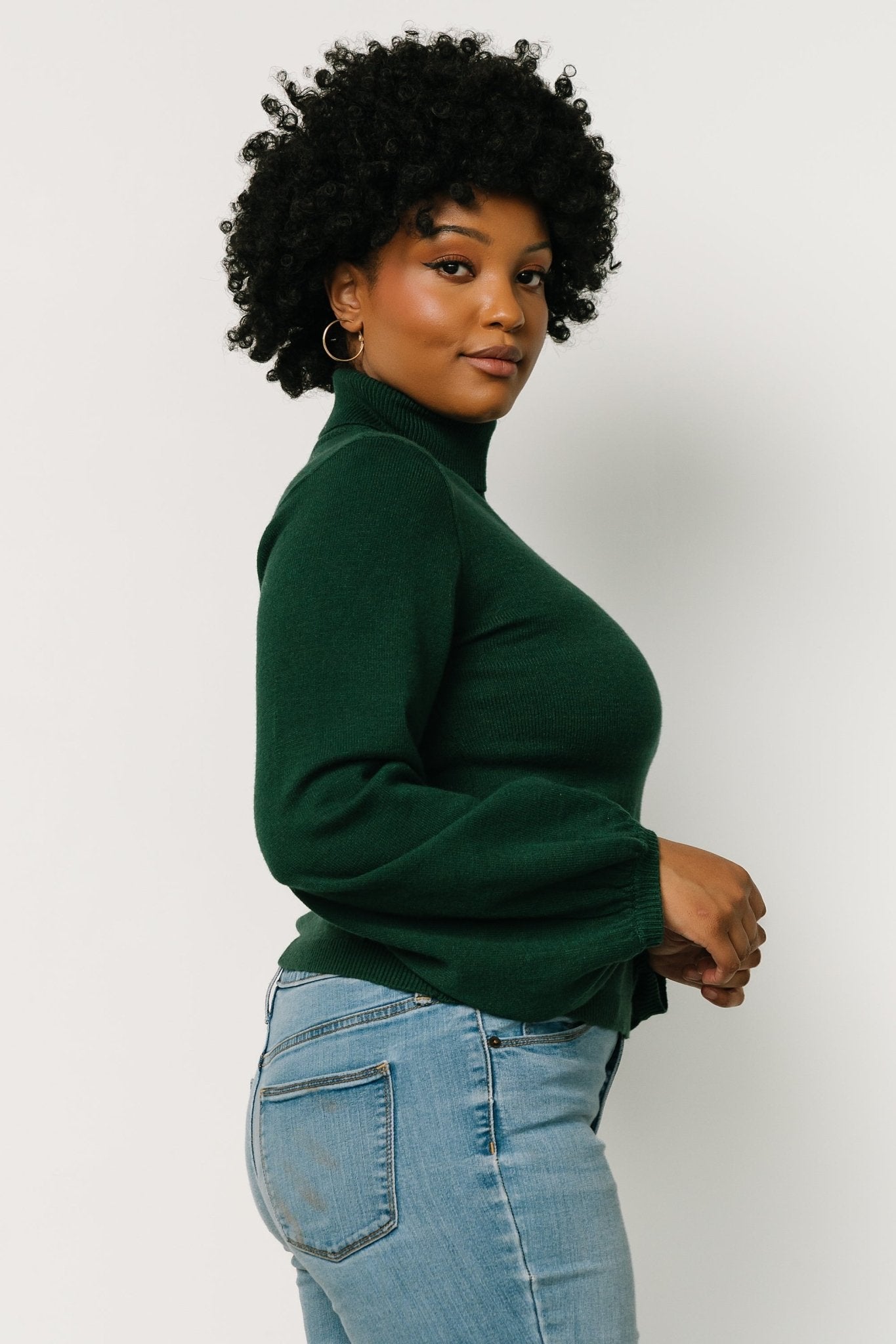 Nielsen Turtleneck Sweater | Emerald - Baltic Born