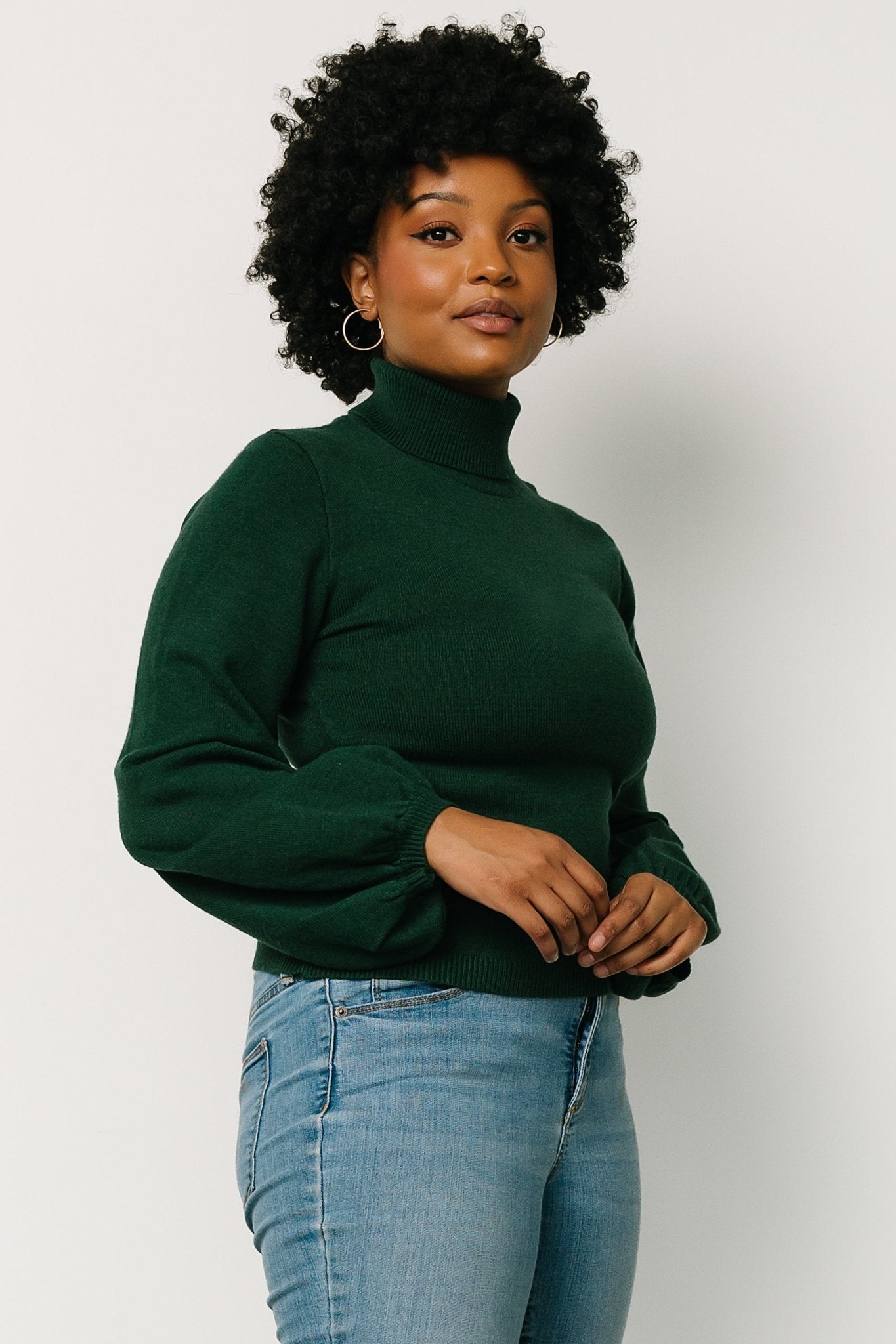 Nielsen Turtleneck Sweater | Emerald - Baltic Born