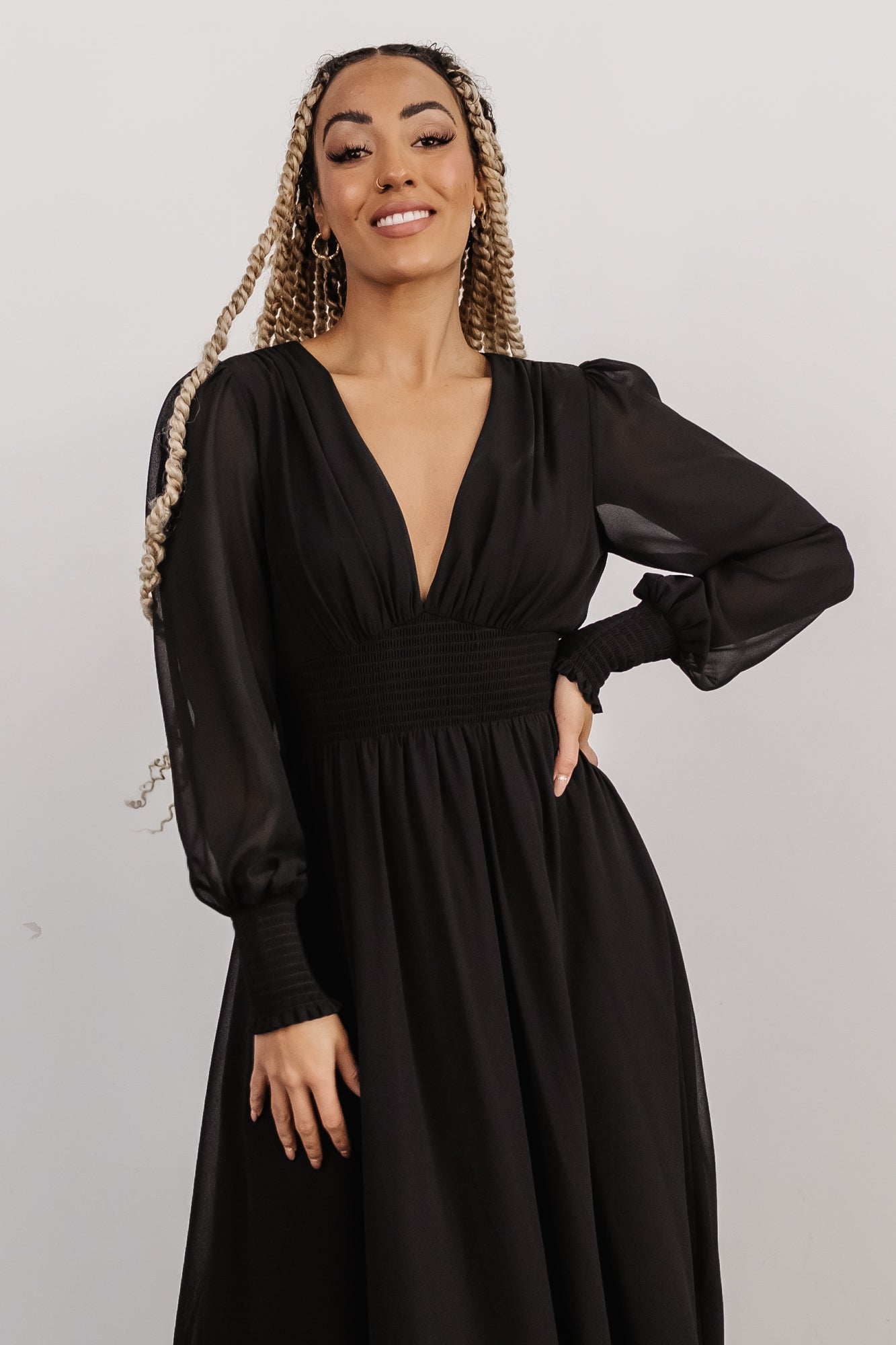 Olivia Maxi Dress | Black - Baltic Born