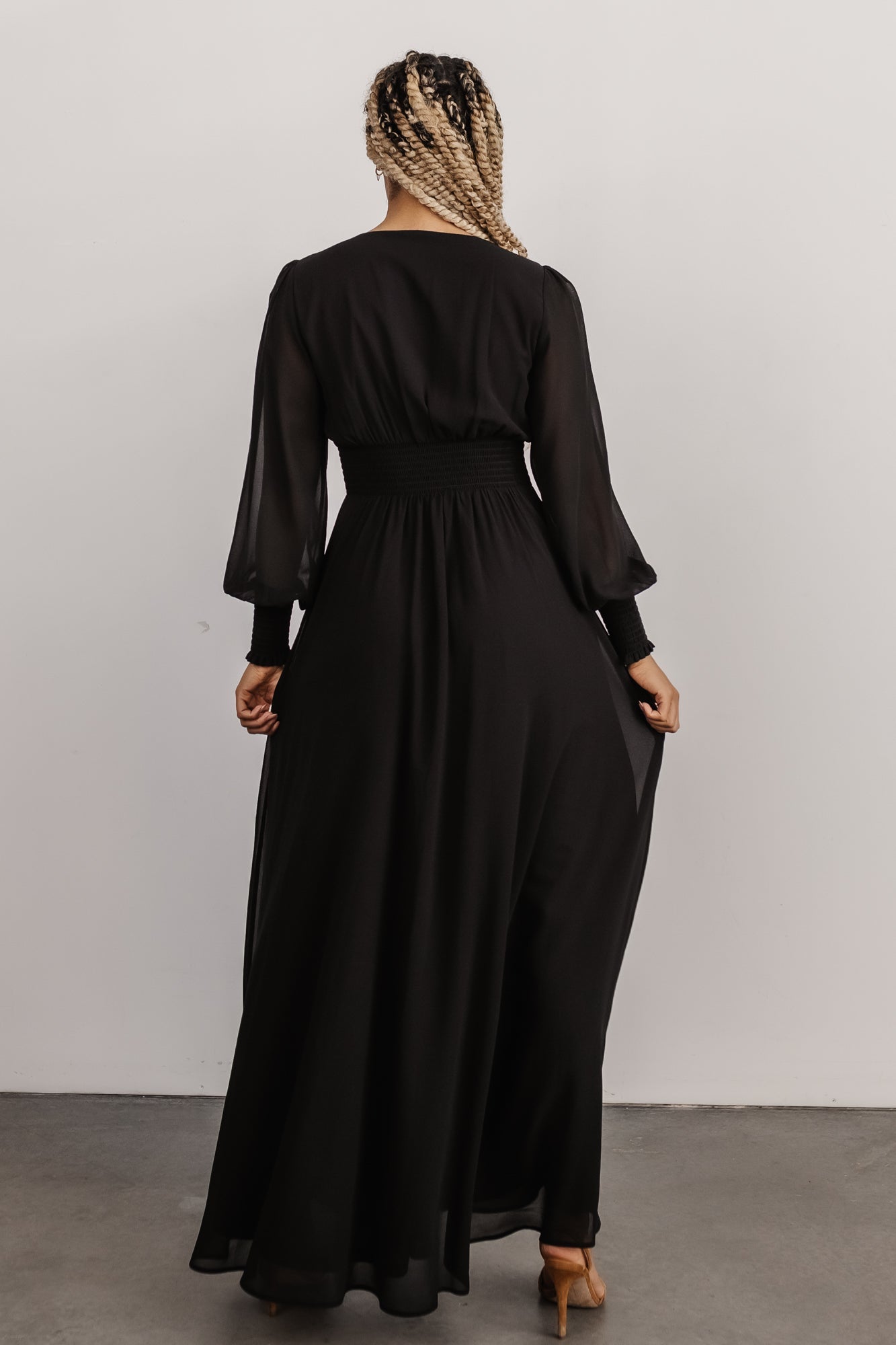 Olivia Maxi Dress | Black - Baltic Born