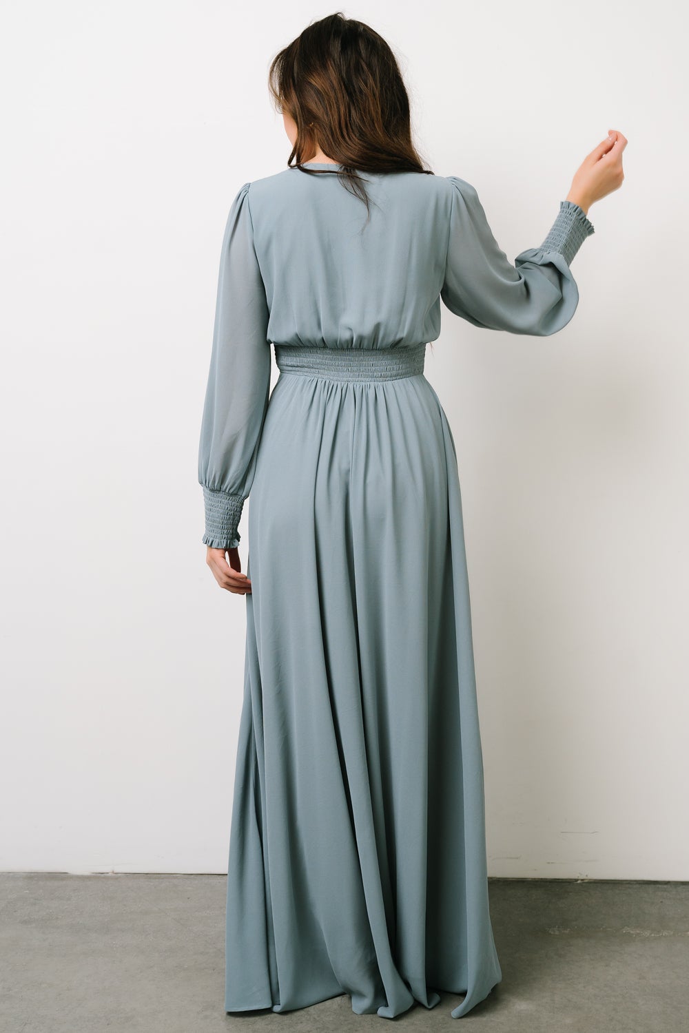 Olivia Maxi Dress | Blue - Baltic Born