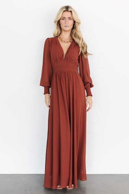 Olivia Maxi Dress | Cinnamon - Baltic Born