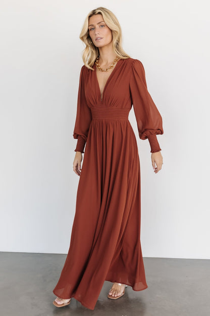 Olivia Maxi Dress | Cinnamon - Baltic Born