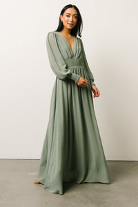 Olivia Maxi Dress | Eucalyptus | Baltic Born