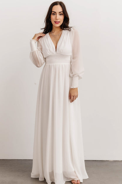 Olivia Maxi Dress | White - Baltic Born