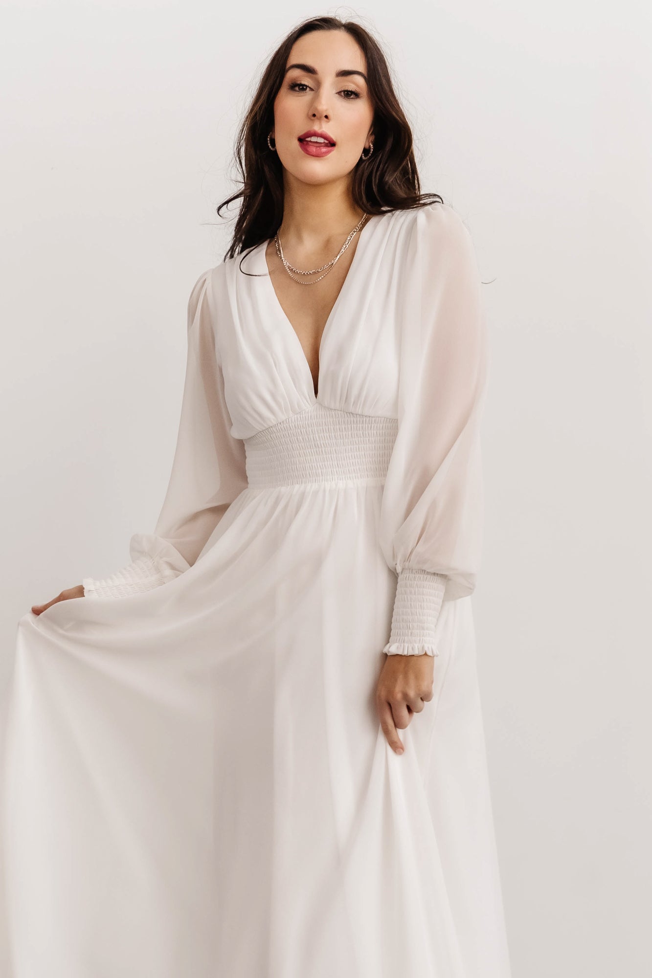 Olivia Maxi Dress | White - Baltic Born