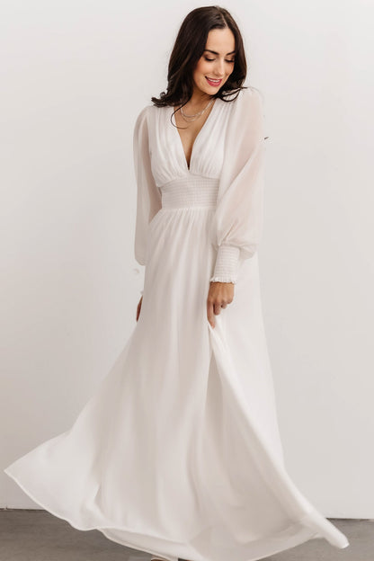 Olivia Maxi Dress | White - Baltic Born