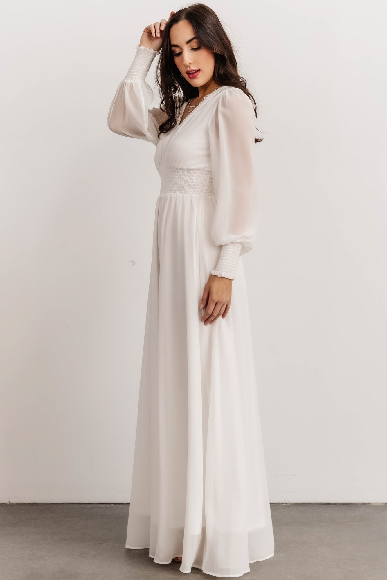 Olivia Maxi Dress | White - Baltic Born