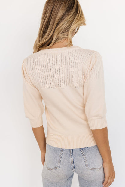 Opal Knit Sweater | Cream - Baltic Born