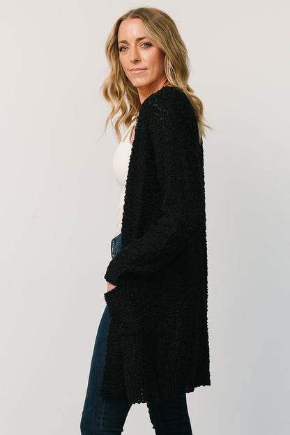 Oxford Pocket Cardigan | Black - Baltic Born