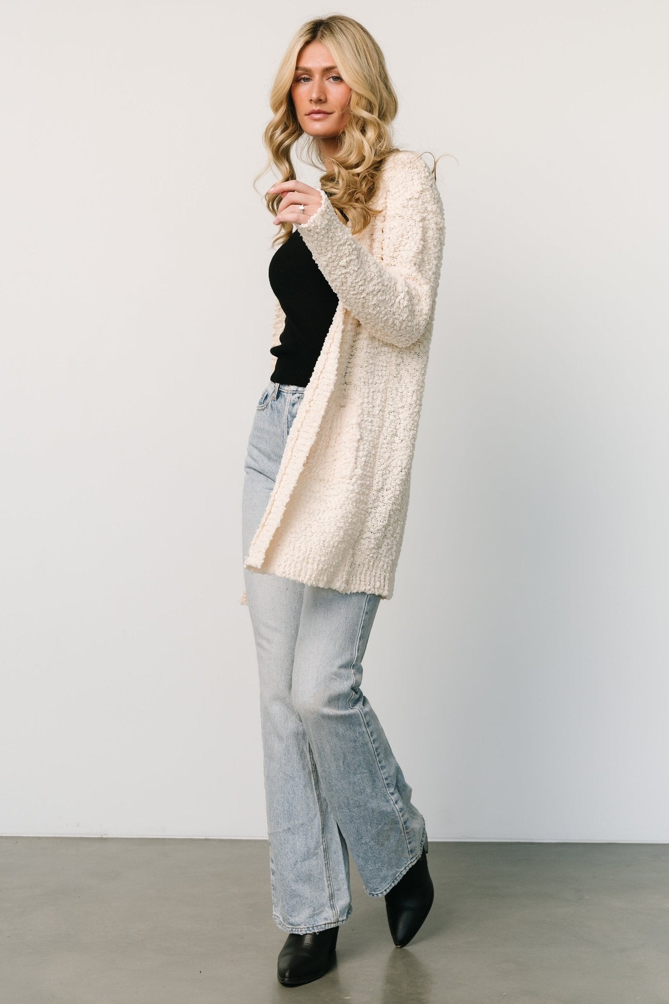 Oxford Pocket Cardigan | Cream - Baltic Born