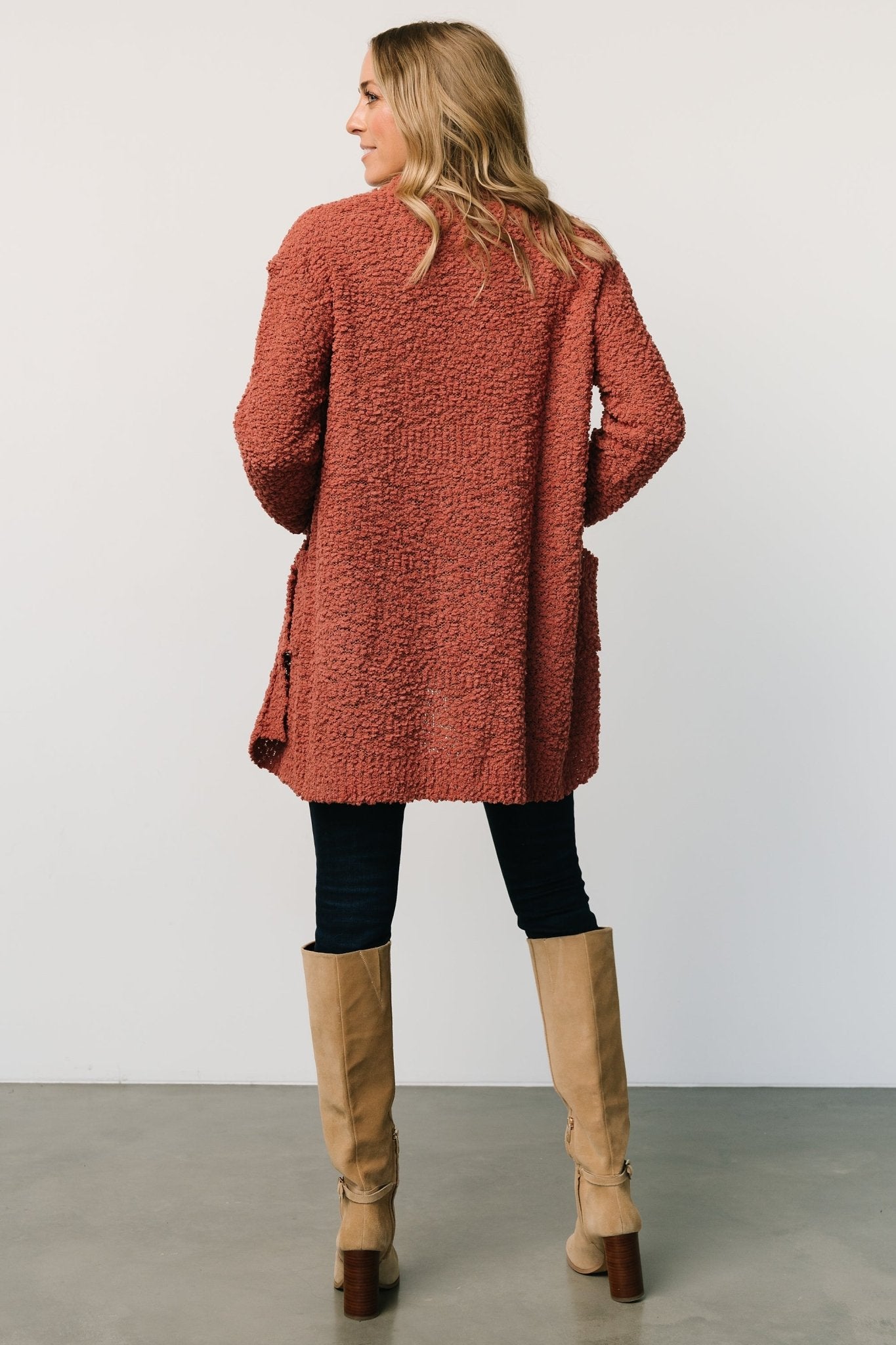 Oxford Pocket Cardigan | Rust - Baltic Born