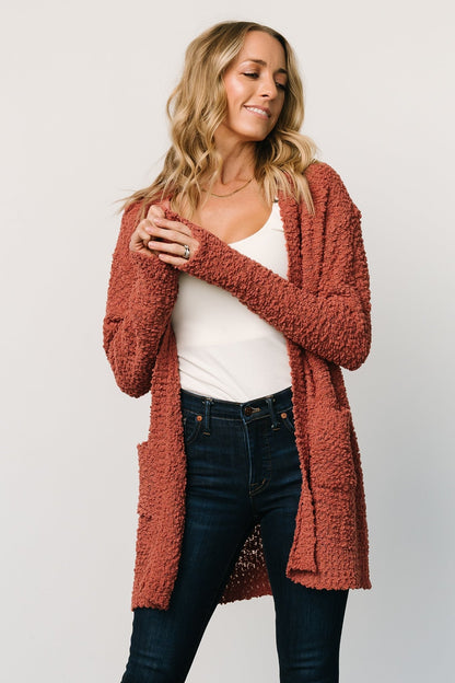 Oxford Pocket Cardigan | Rust - Baltic Born