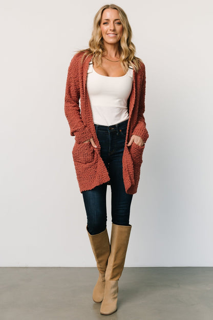 Oxford Pocket Cardigan | Rust - Baltic Born