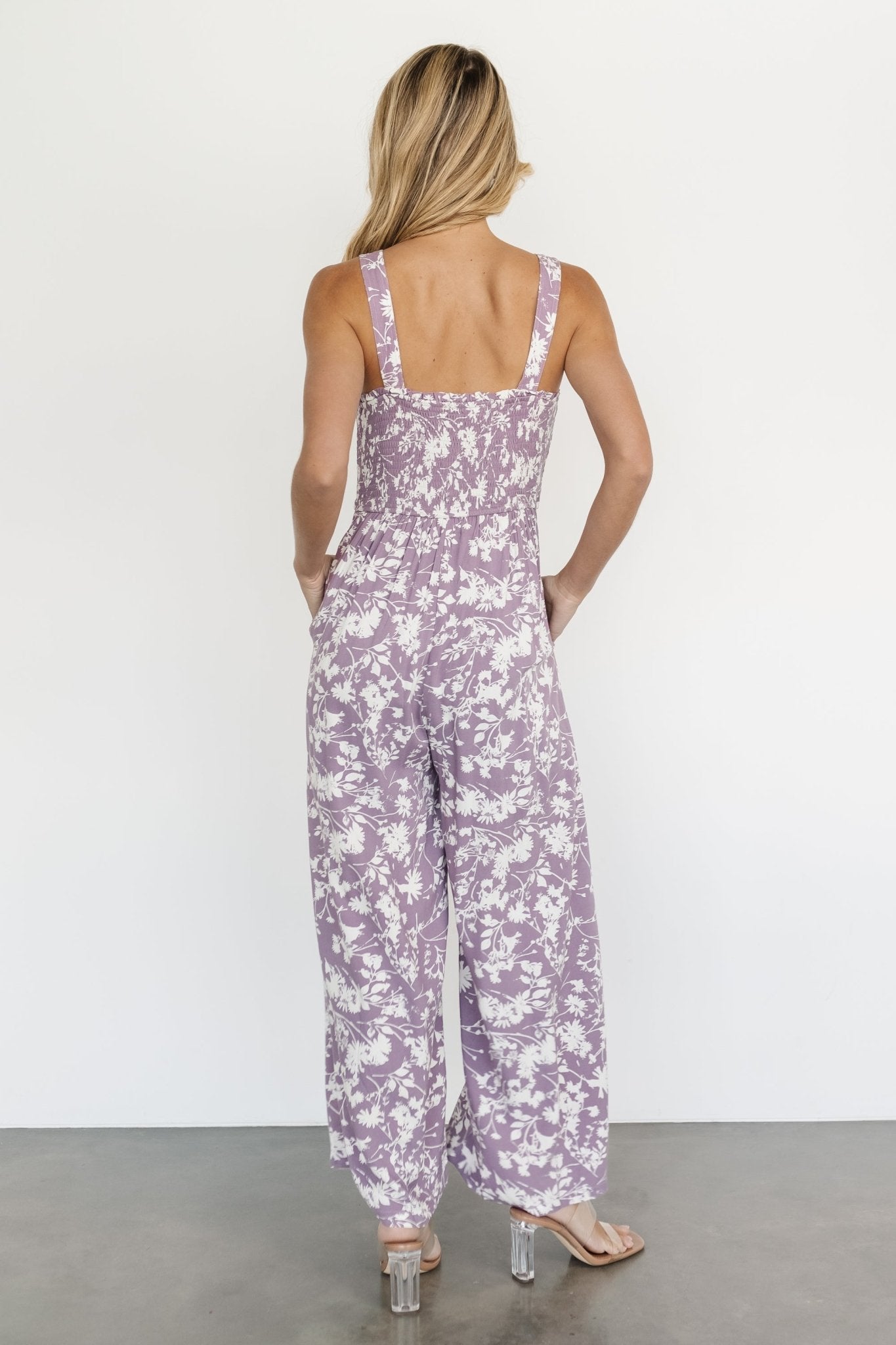 Palisades Tank Jumpsuit | Lavender Print - Baltic Born