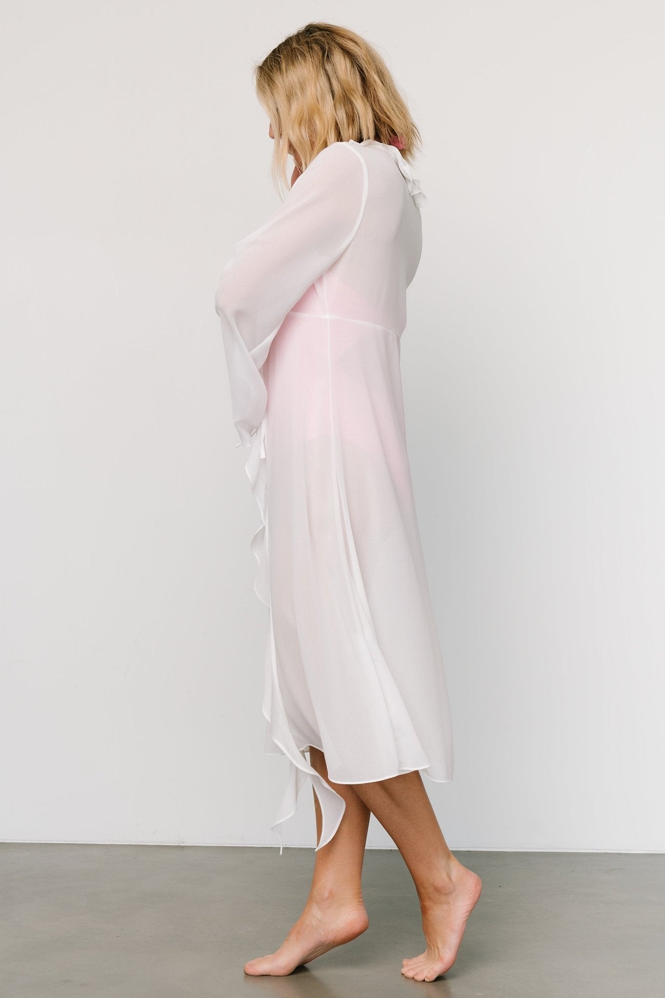 Perry Duster Cover Up | Off White - Baltic Born