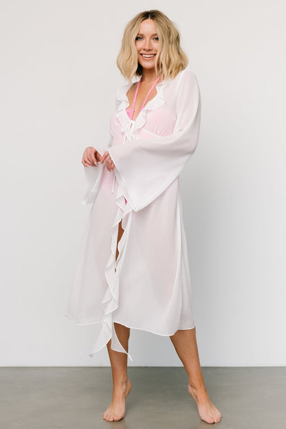 Perry Duster Cover Up | Off White - Baltic Born