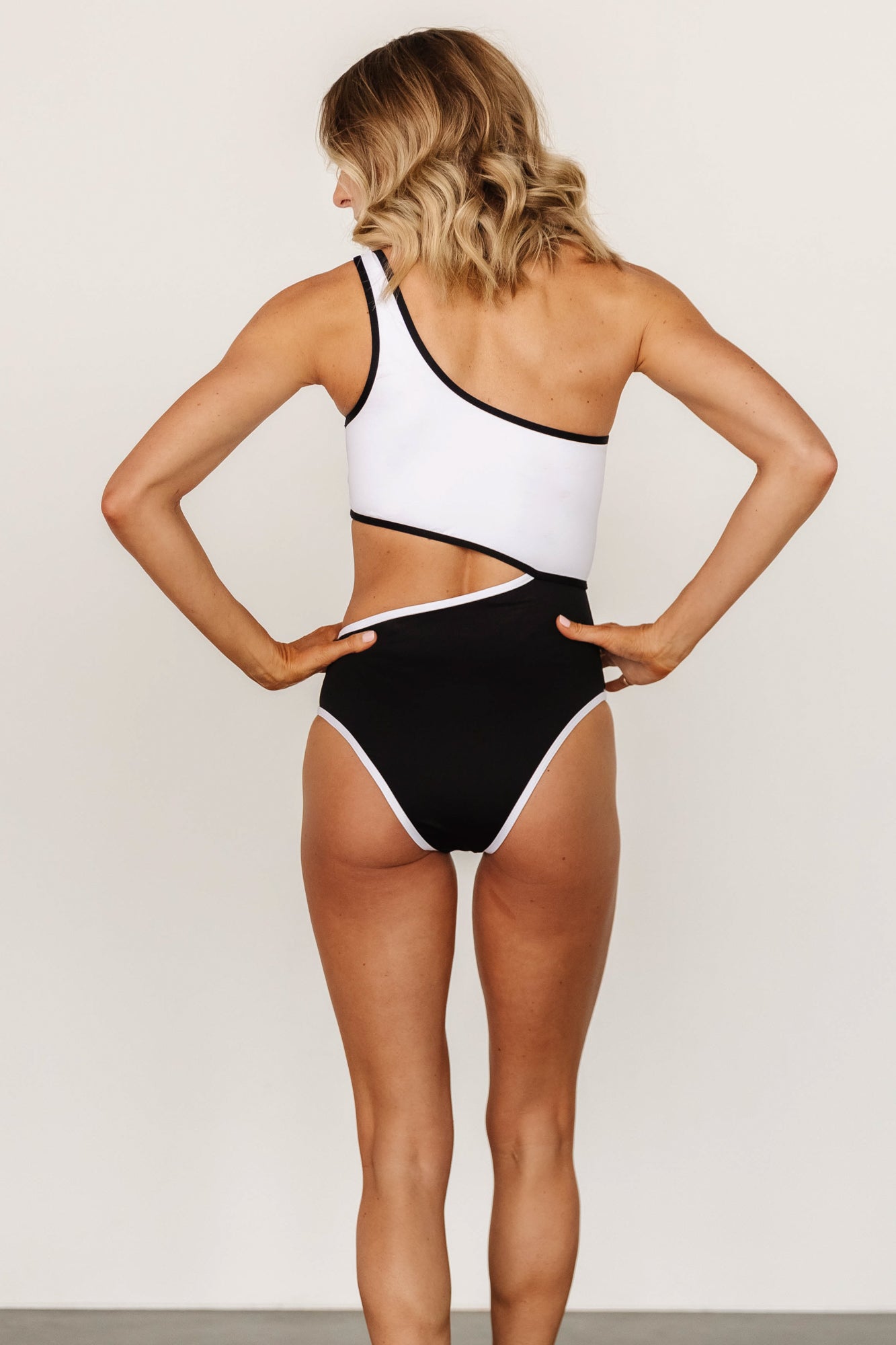 Portofino One Piece | Black + White - Baltic Born