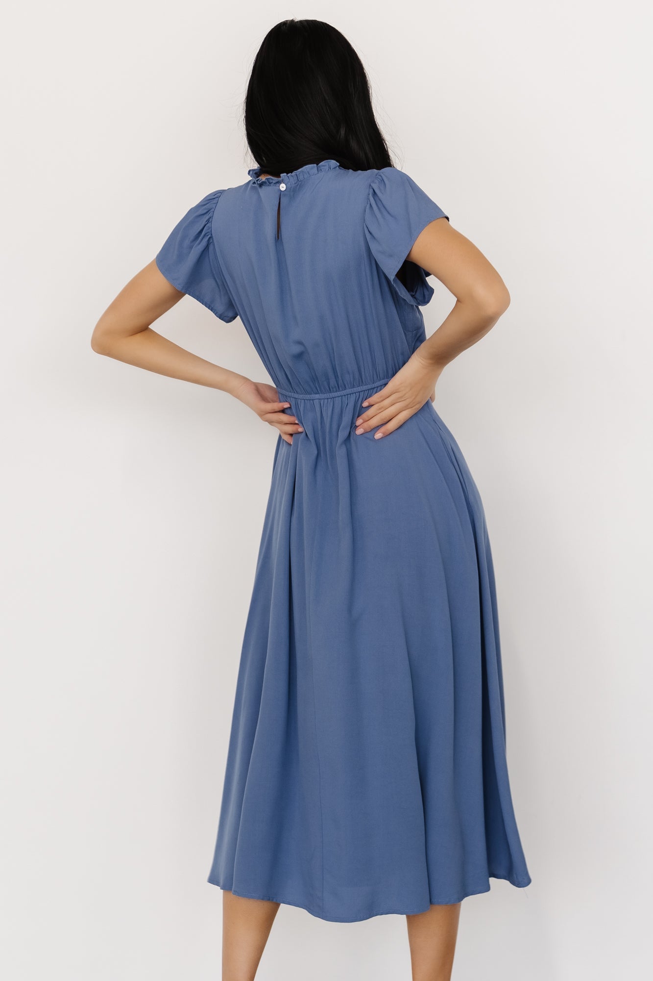 Prestyn Midi Dress | Blue - Baltic Born