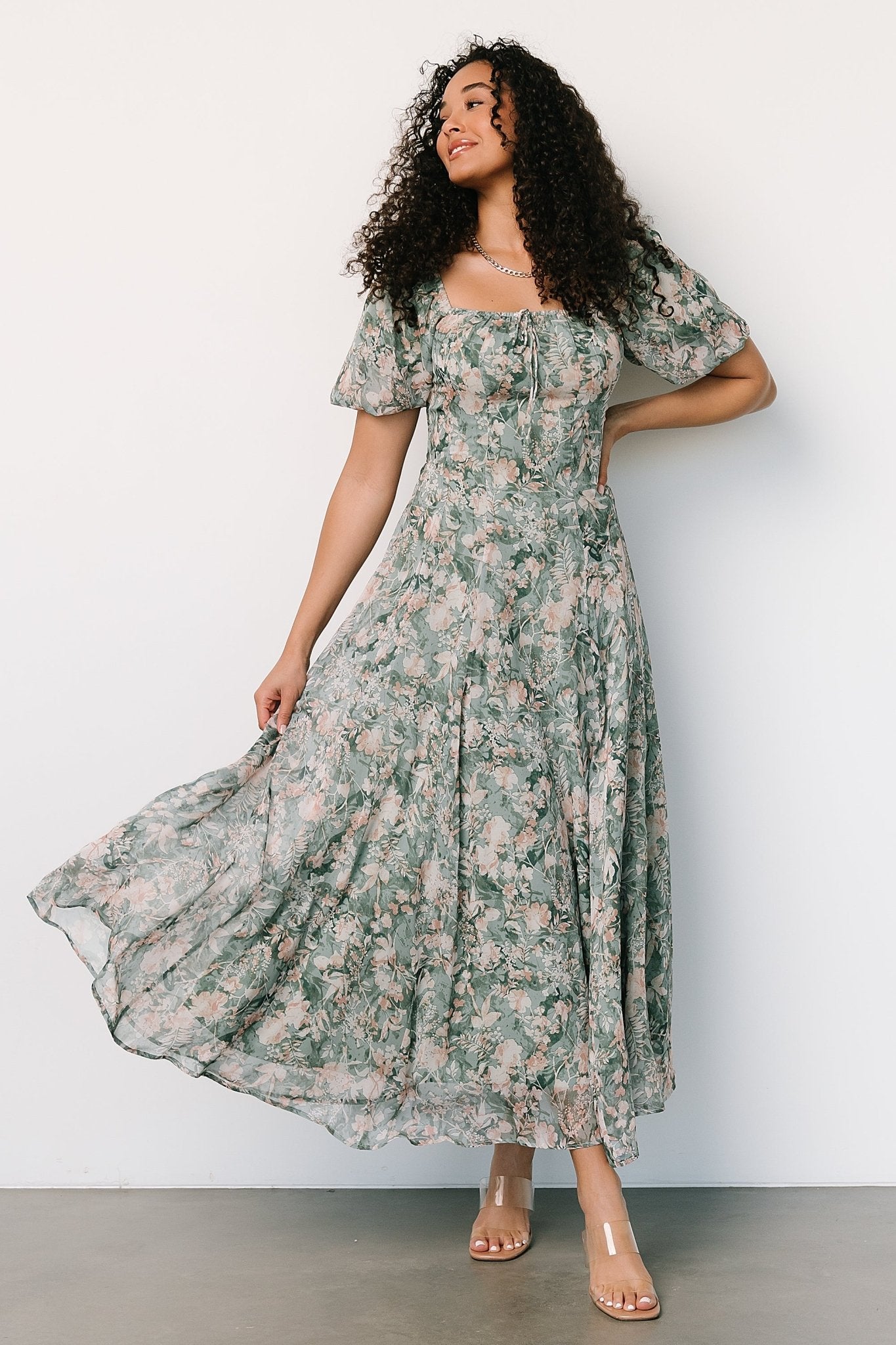 Raelynn Maxi Dress | Sage Floral - Baltic Born