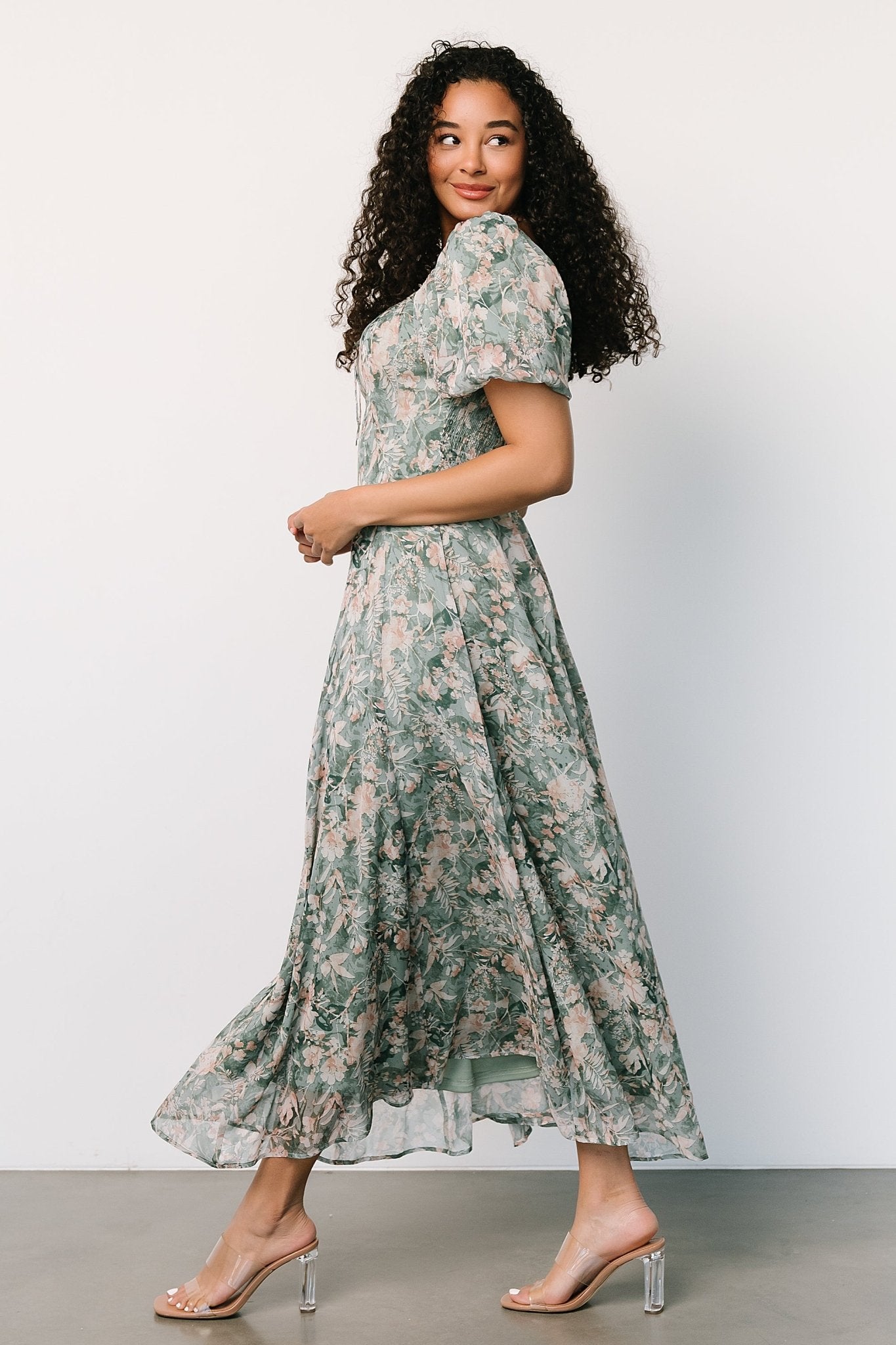 Raelynn Maxi Dress | Sage Floral - Baltic Born