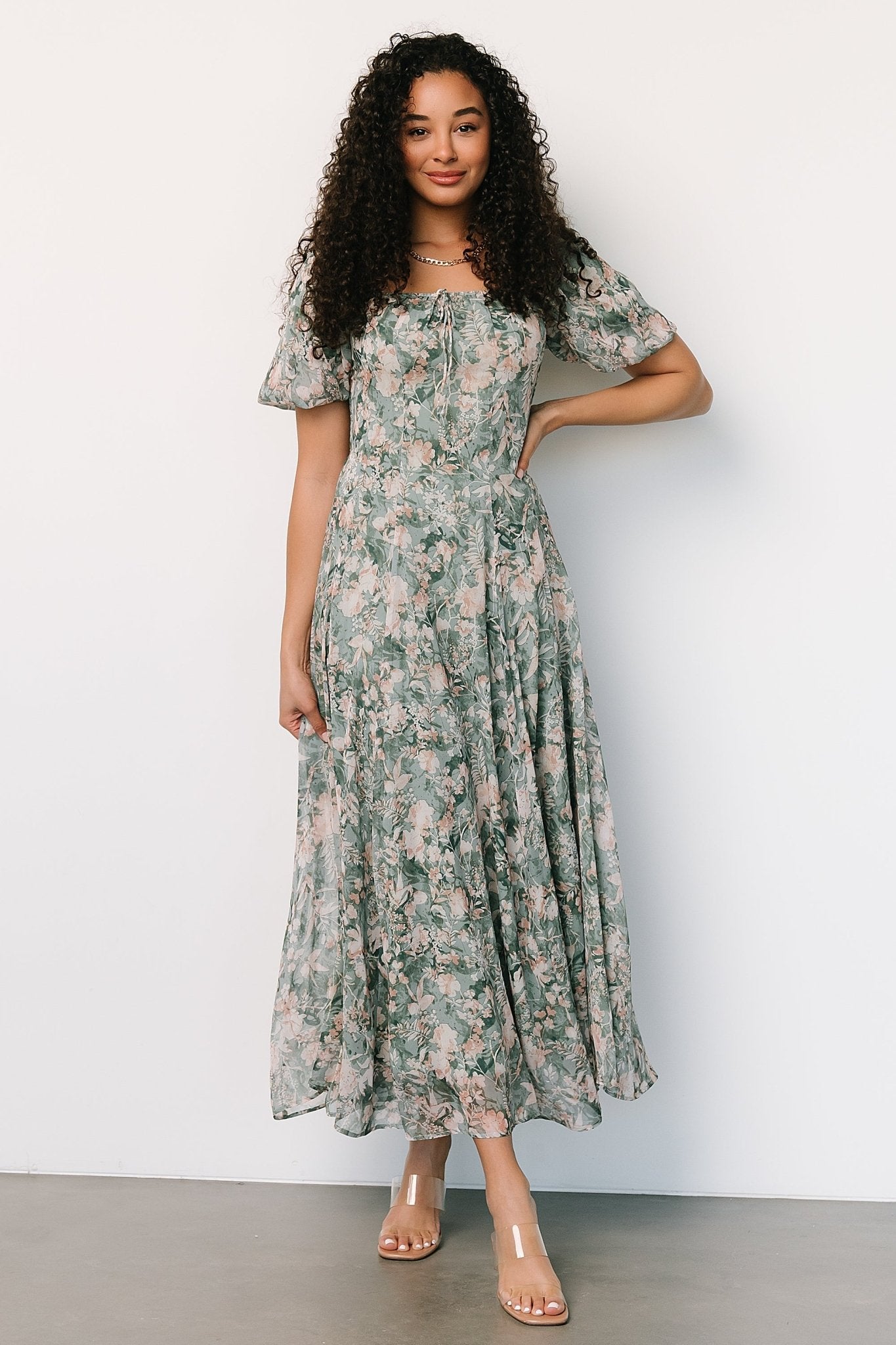 Raelynn Maxi Dress | Sage Floral - Baltic Born