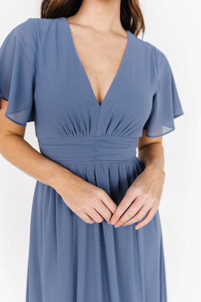 Ramona Maxi Dress | Whisper Blue - Baltic Born