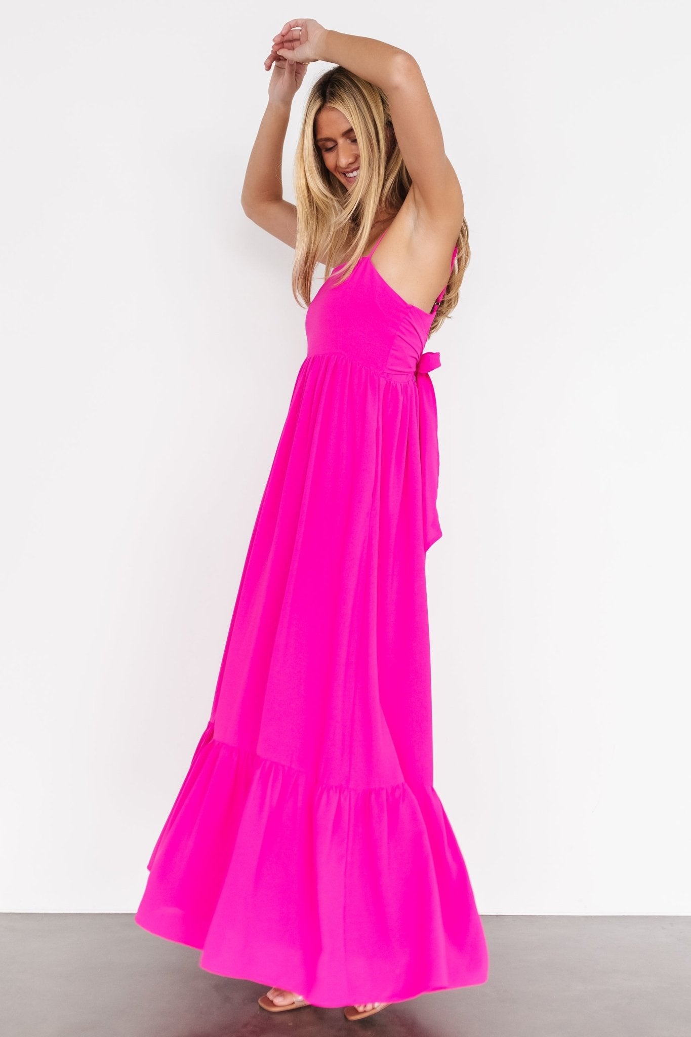 Regan Tank Maxi Dress | Fuchsia - Baltic Born