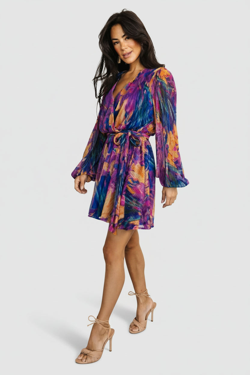 Rev Mini Dress | Blue Multi Rev Mini Dress | Blue Multi