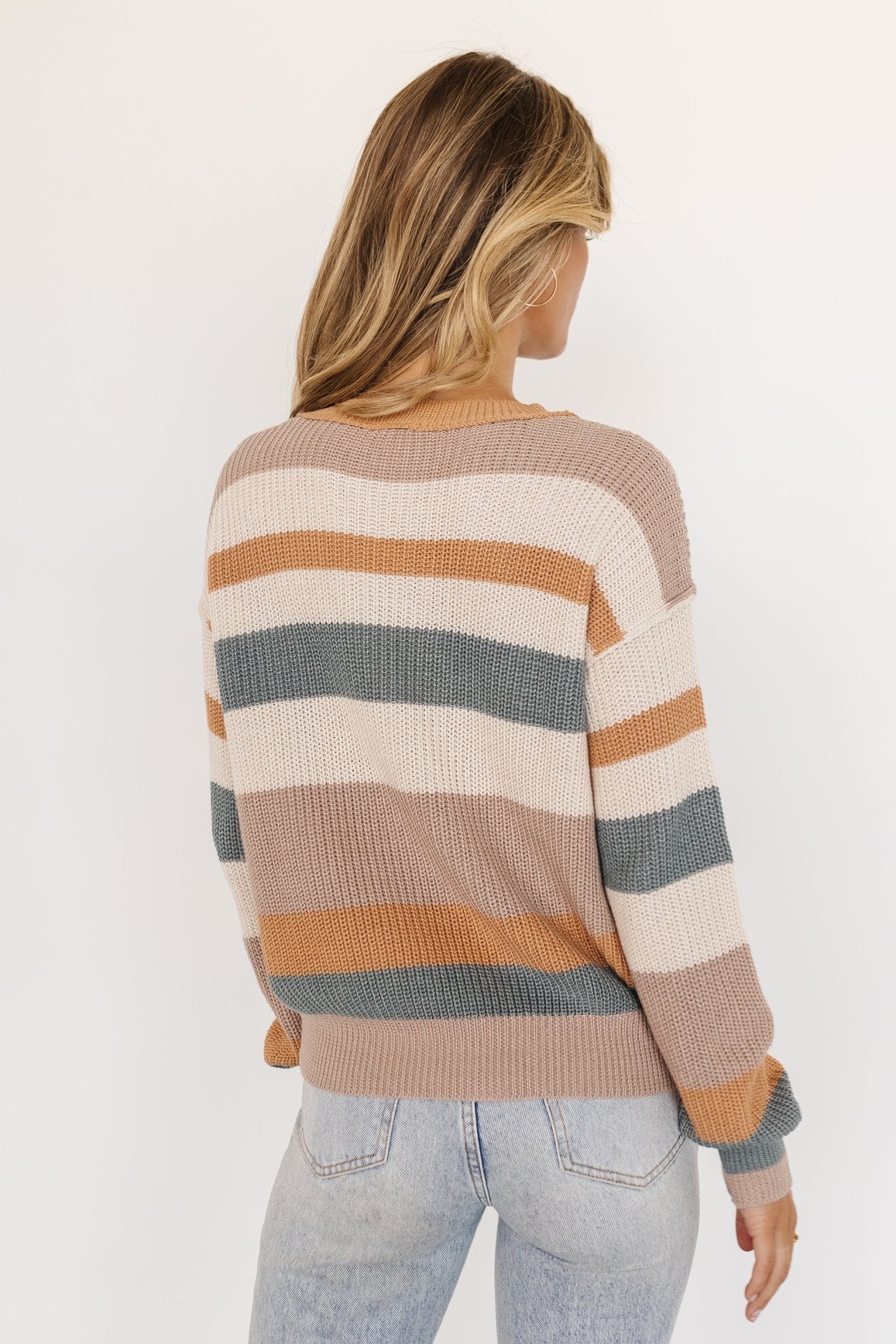 Riverton Stripe Sweater | Ivory Multi - Baltic Born