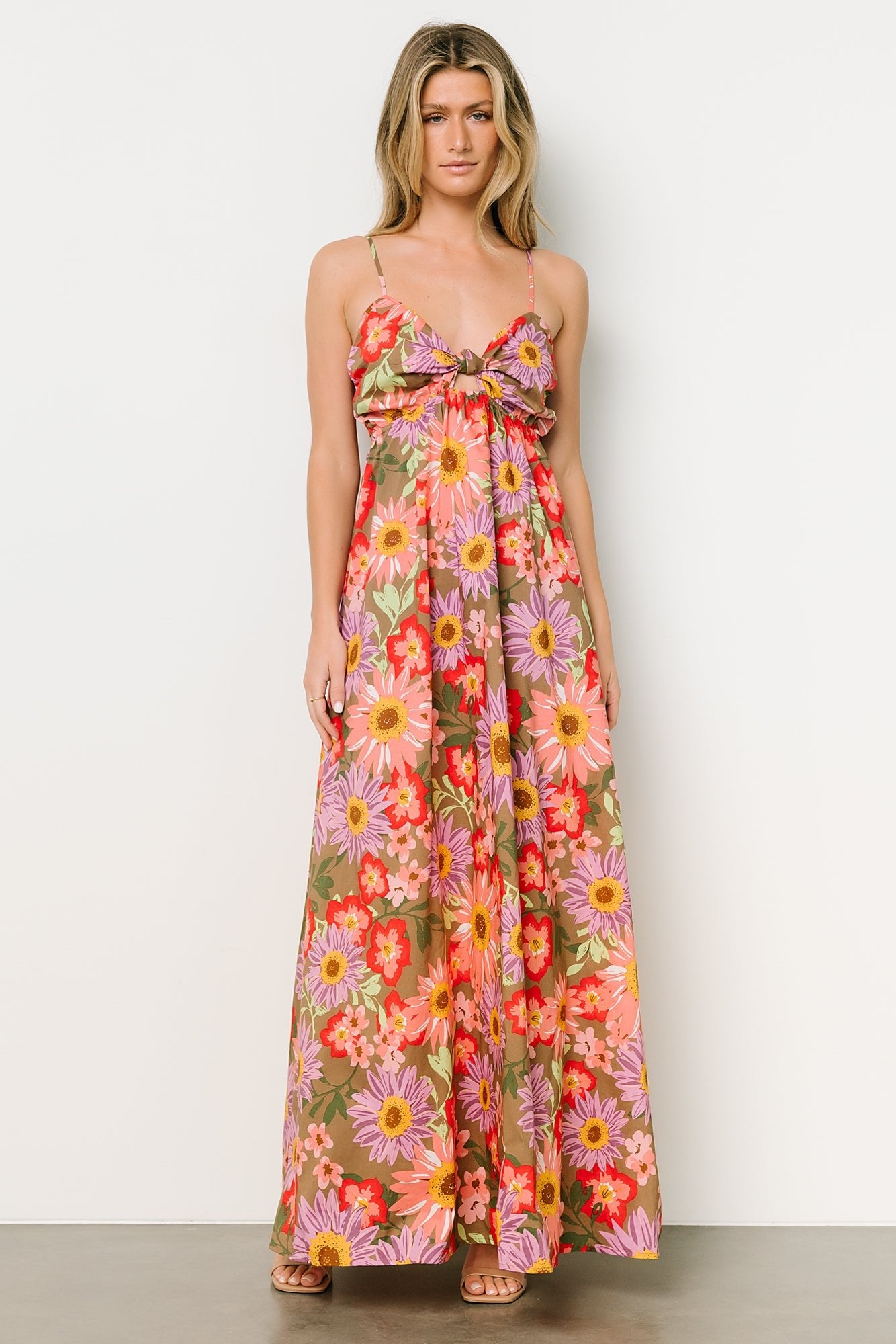 Baltic Born Womens Rosalee Maxi Dress | Flower Multi