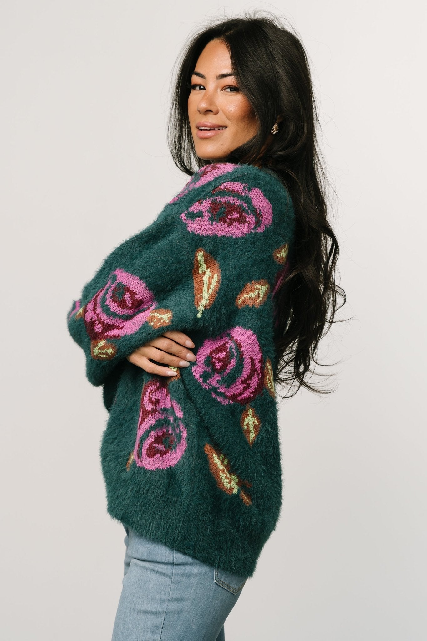 Ryder Sweater | Jade Multi Floral - Baltic Born