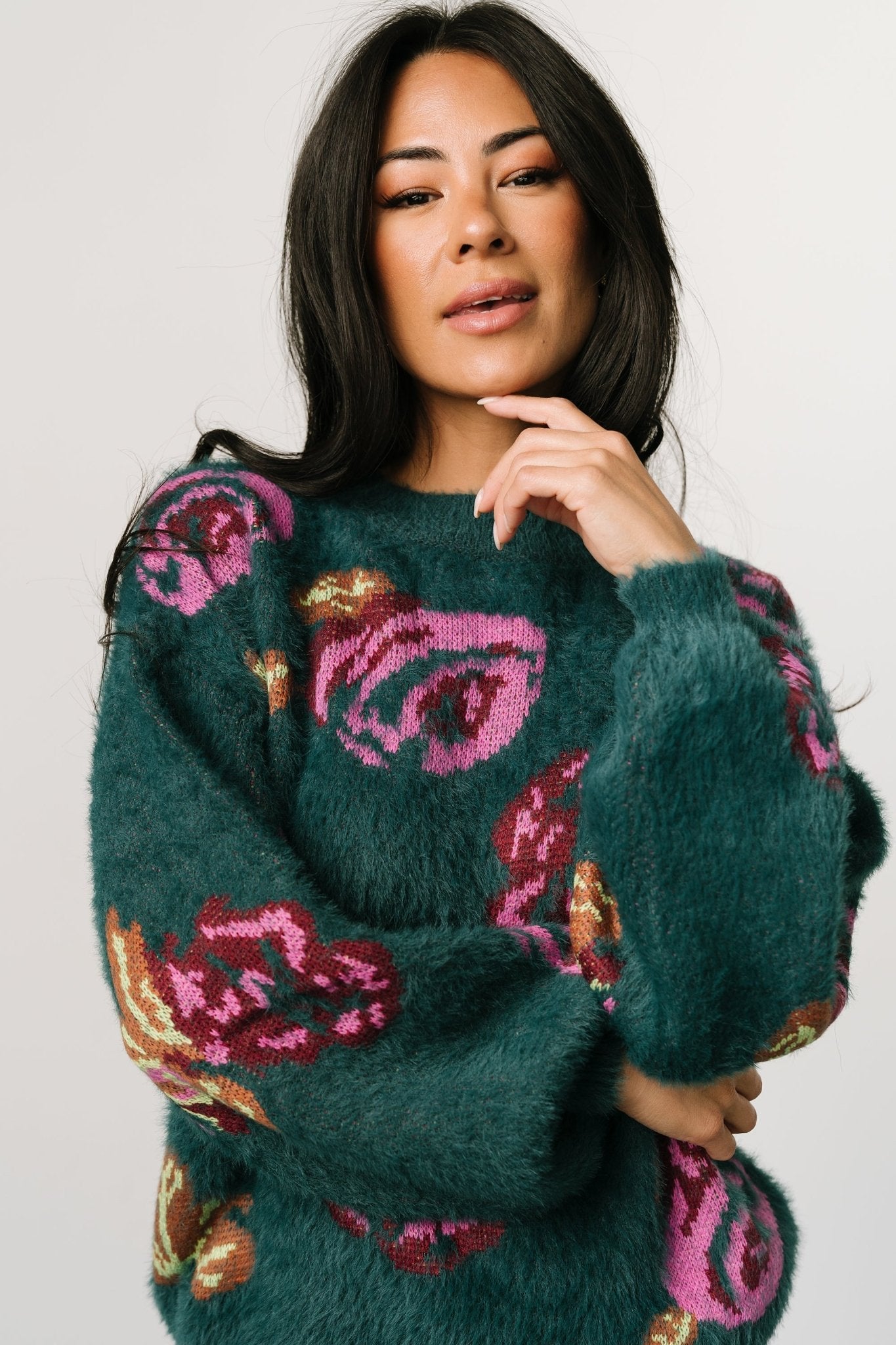 Ryder Sweater | Jade Multi Floral - Baltic Born