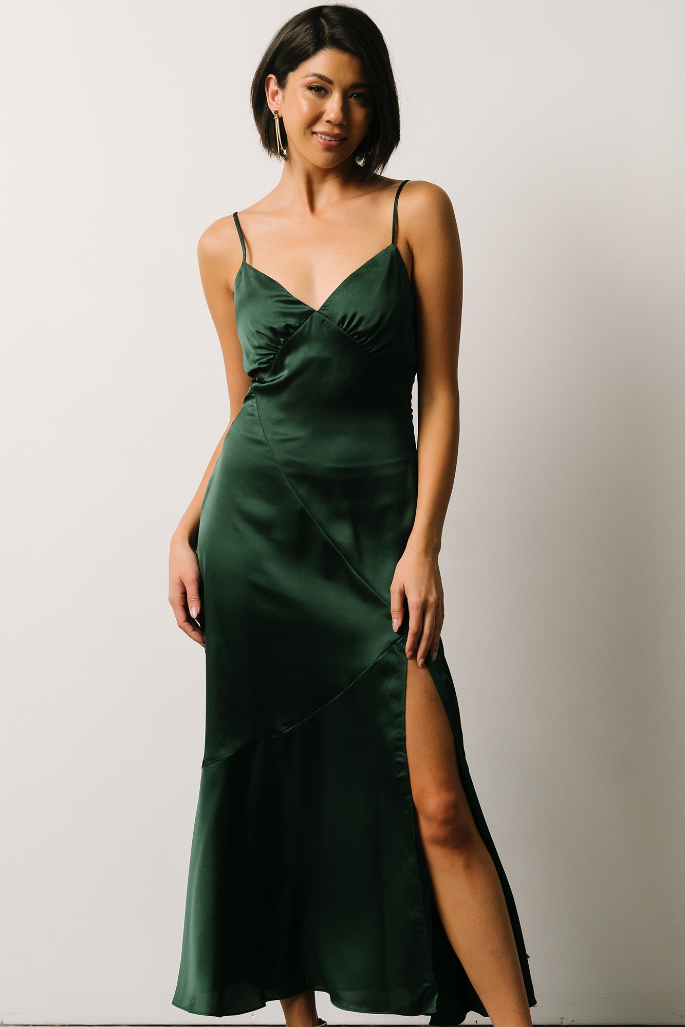 Sabina Slip Dress | Green | Baltic Born