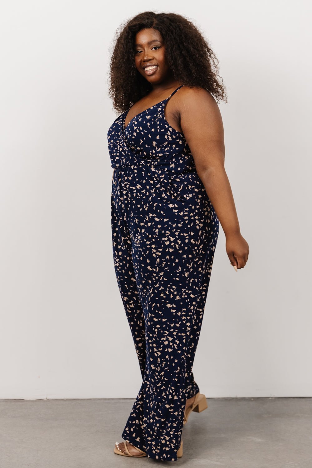 Sade Jumpsuit | Navy Print - Baltic Born