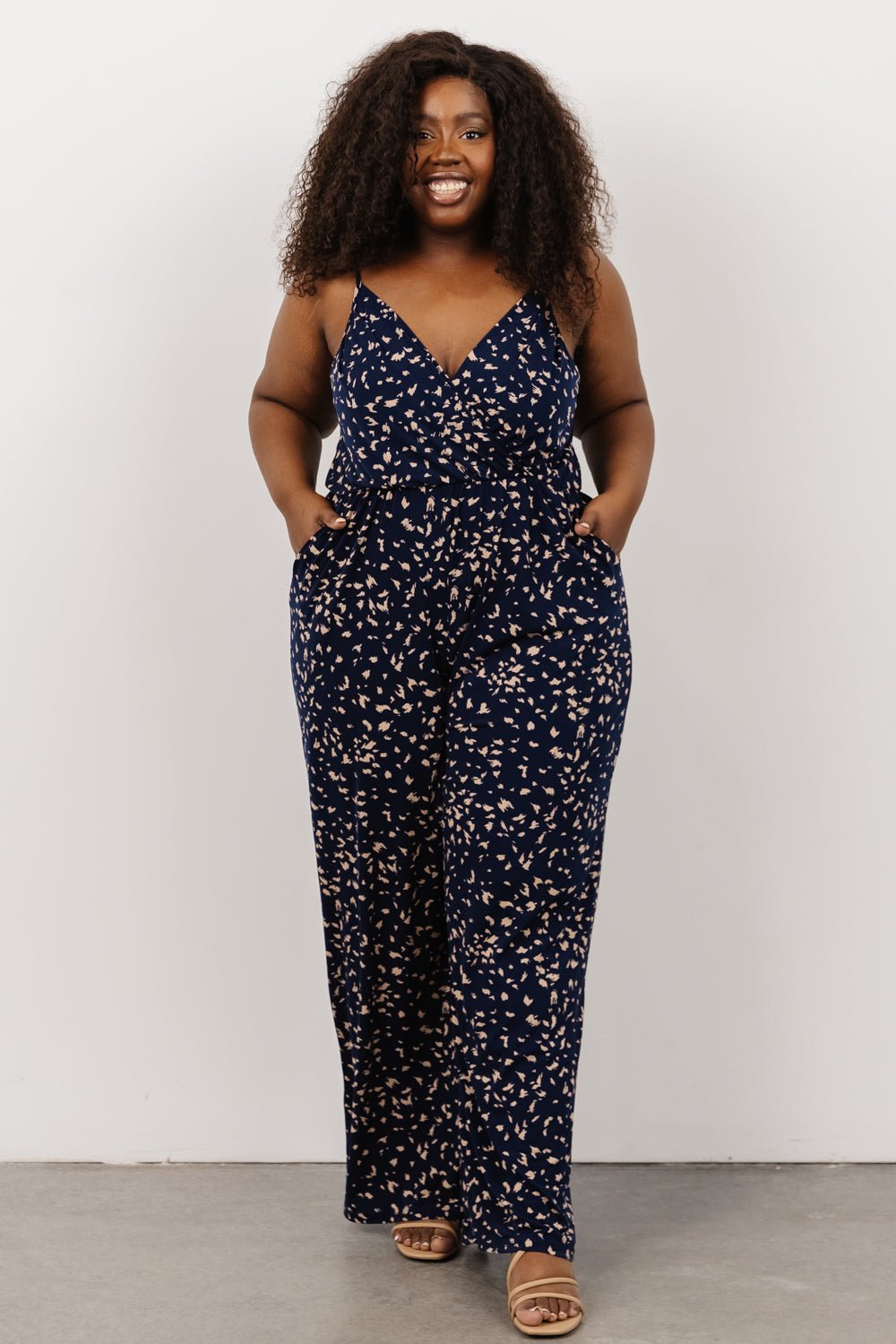 Sade Jumpsuit | Navy Print - Baltic Born