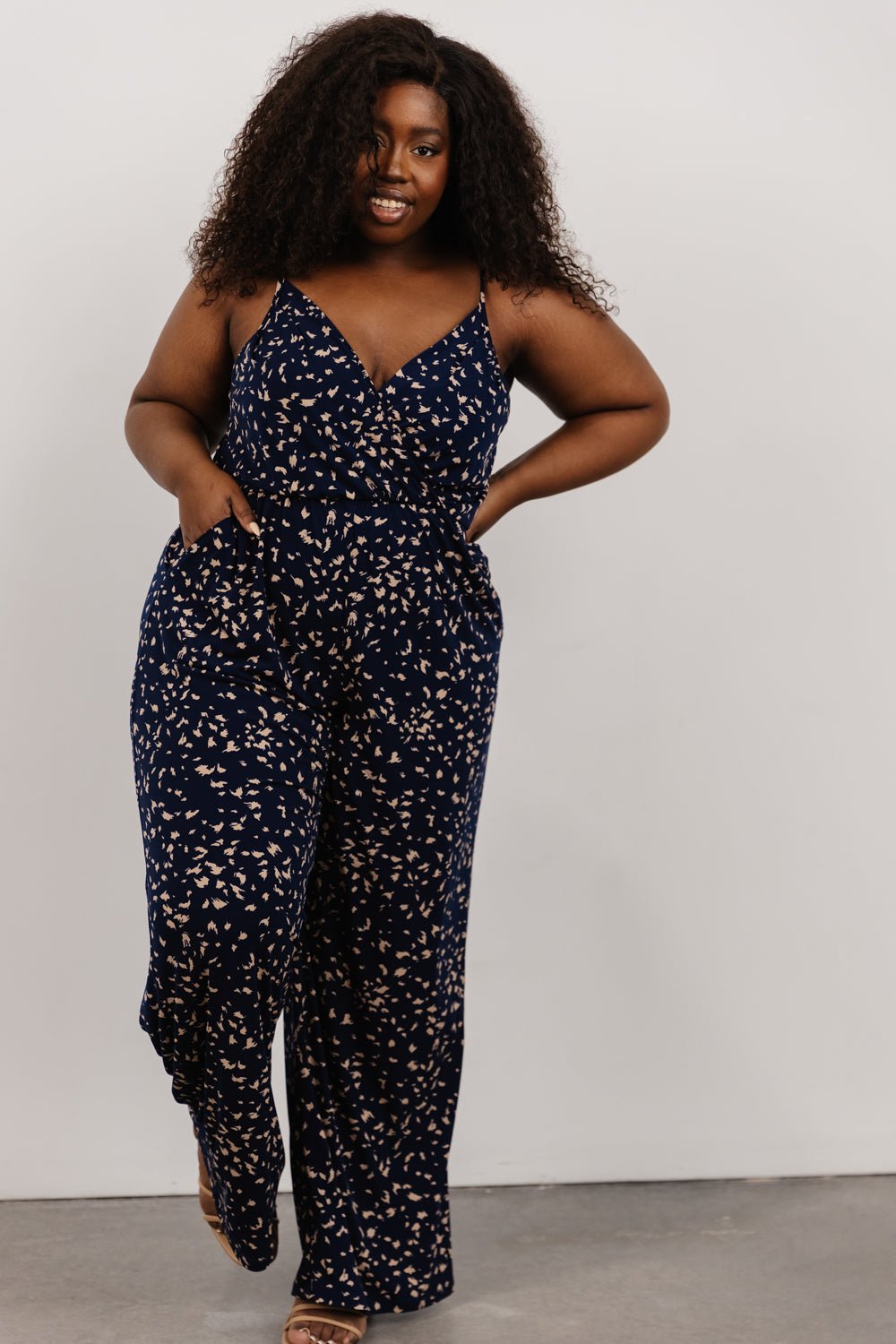 Sade Jumpsuit | Navy Print - Baltic Born