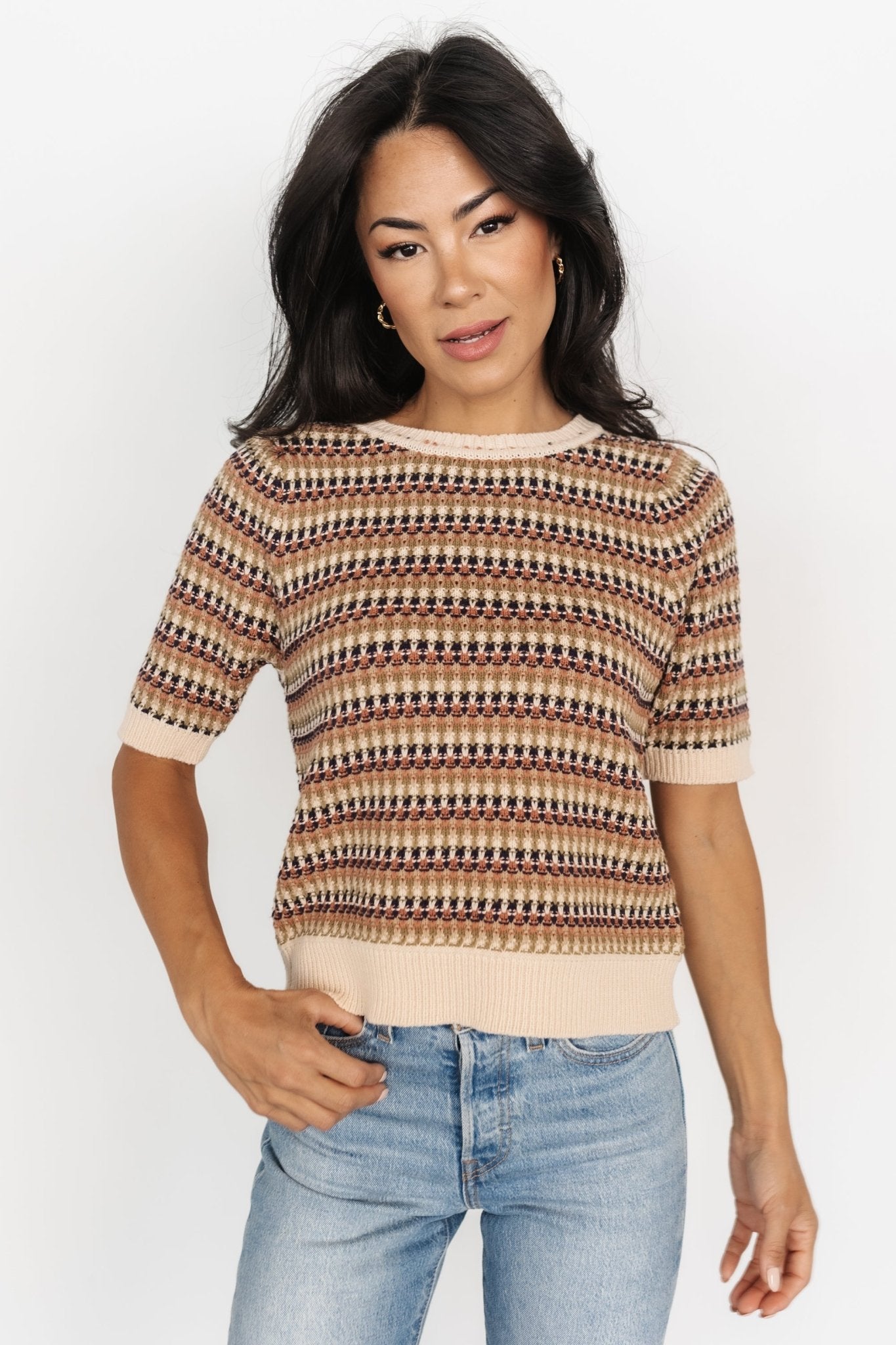 Scout Knit Sweater Top | Multi - Baltic Born