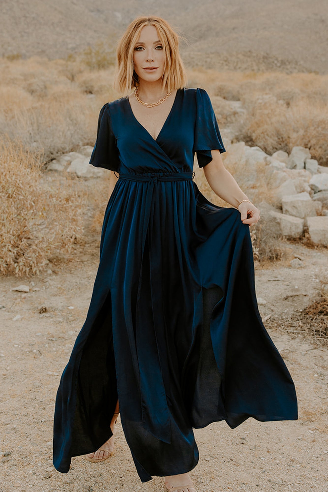 Sicily Satin Maxi Dress | Black | Baltic Born