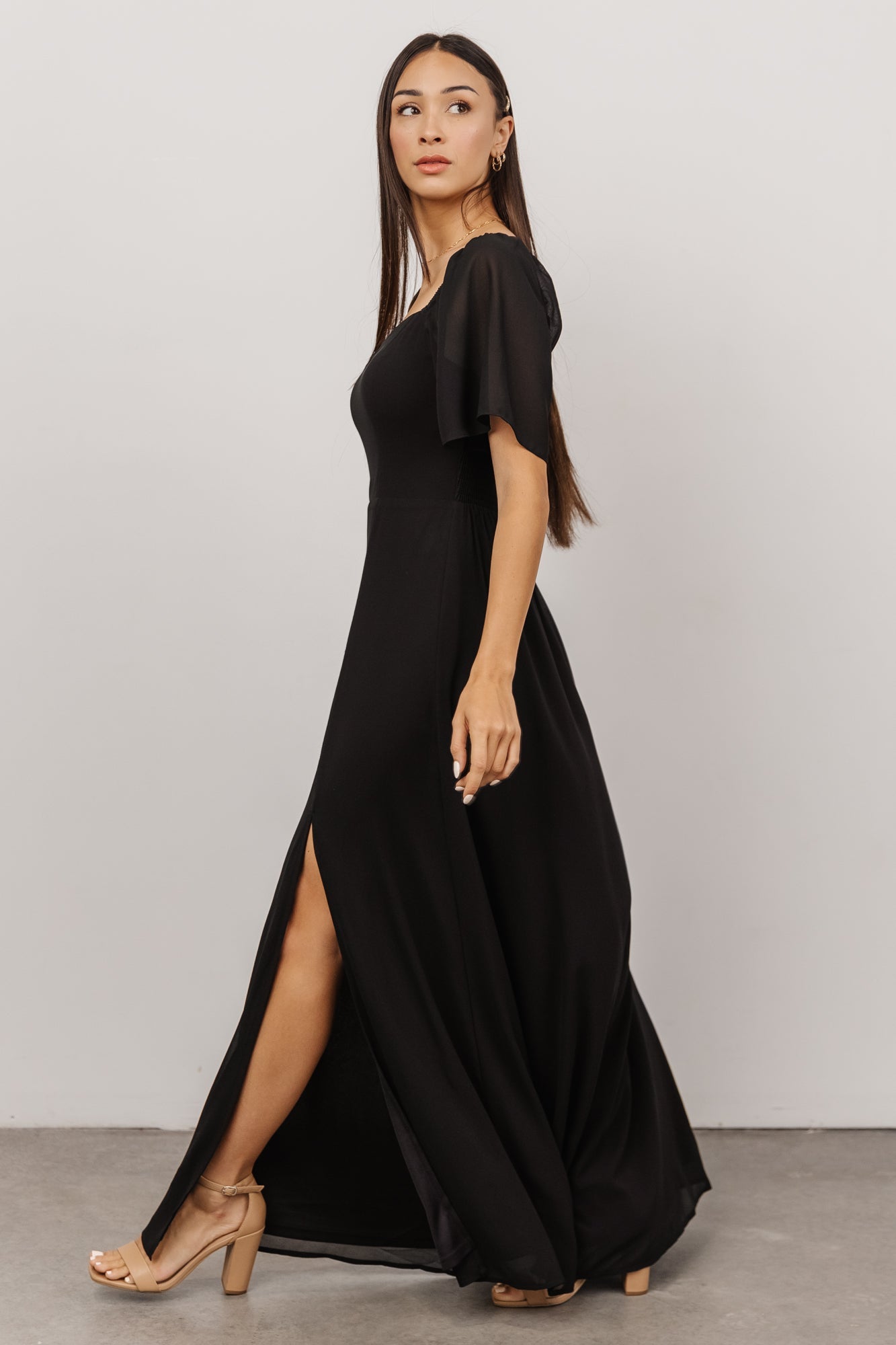 Sierra Sweetheart Maxi Dress | Black - Baltic Born