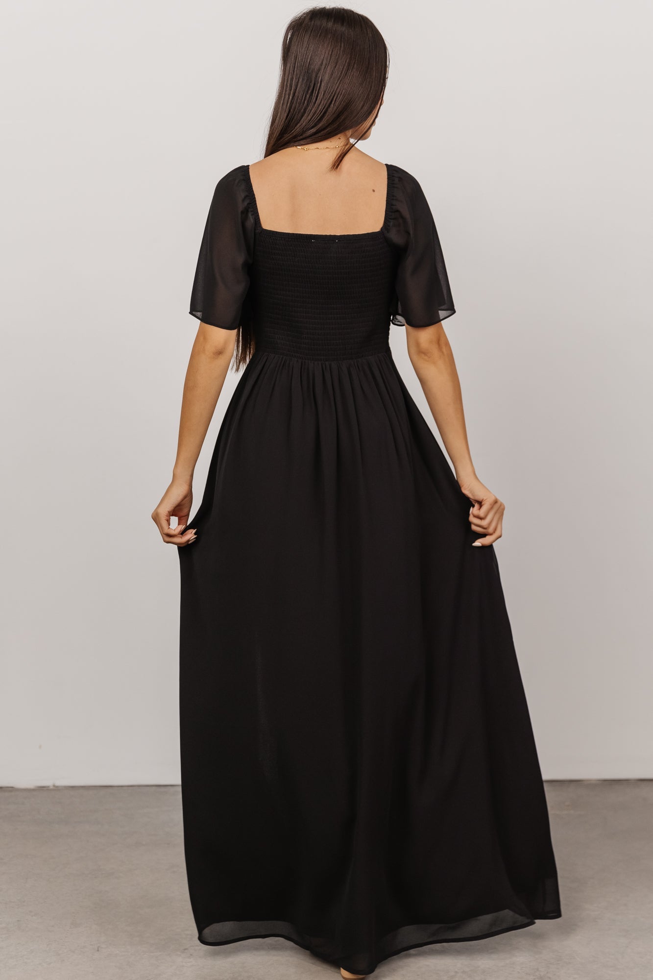 Sierra Sweetheart Maxi Dress | Black - Baltic Born