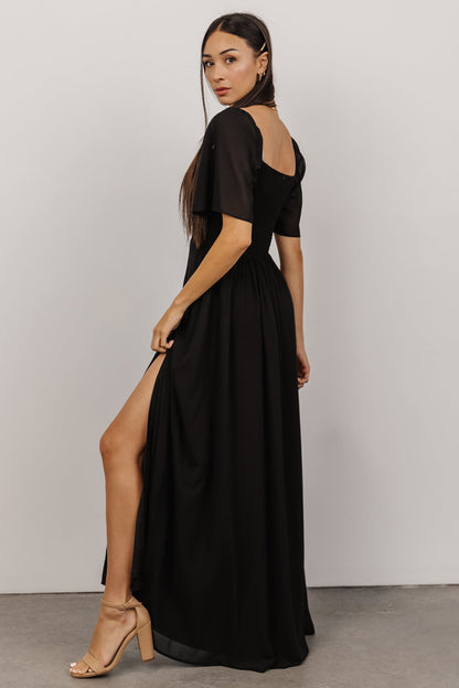 Sierra Sweetheart Maxi Dress | Black - Baltic Born