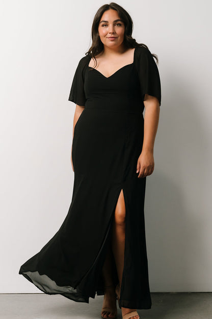 Sierra Sweetheart Maxi Dress | Black - Baltic Born