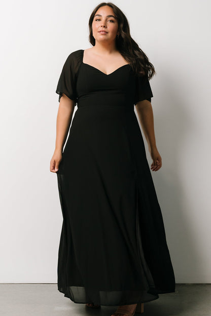 Sierra Sweetheart Maxi Dress | Black - Baltic Born