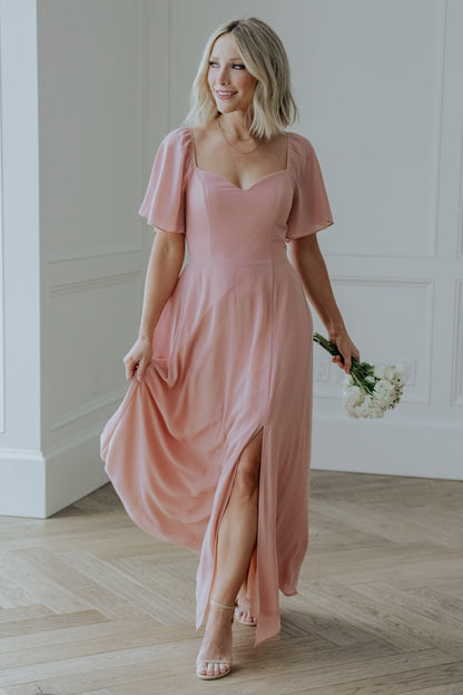 Sierra Sweetheart Maxi Dress | Blush - Baltic Born