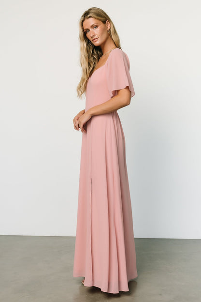 Sierra Sweetheart Maxi Dress | Blush - Baltic Born